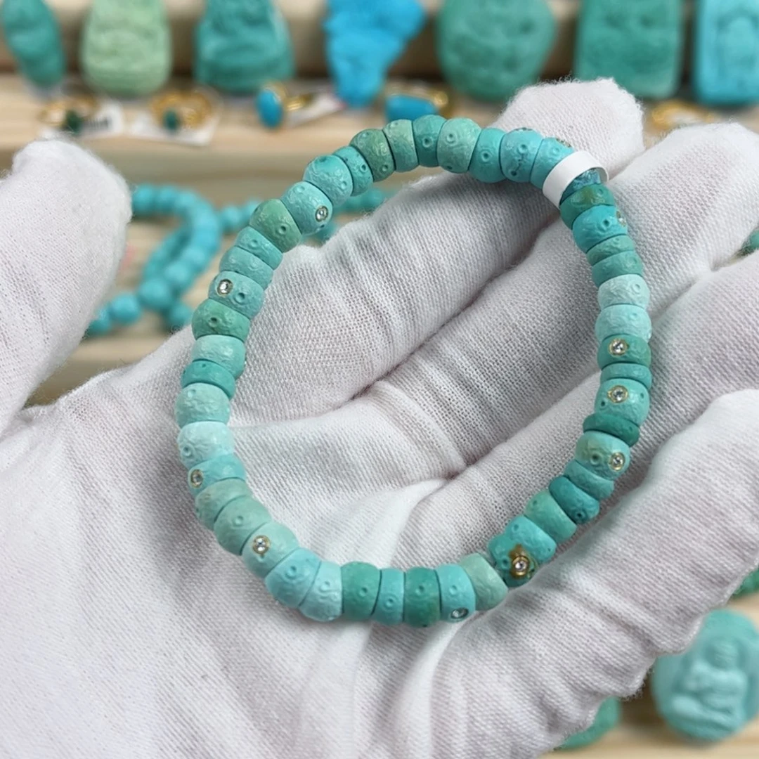 未镶嵌绿松石手串