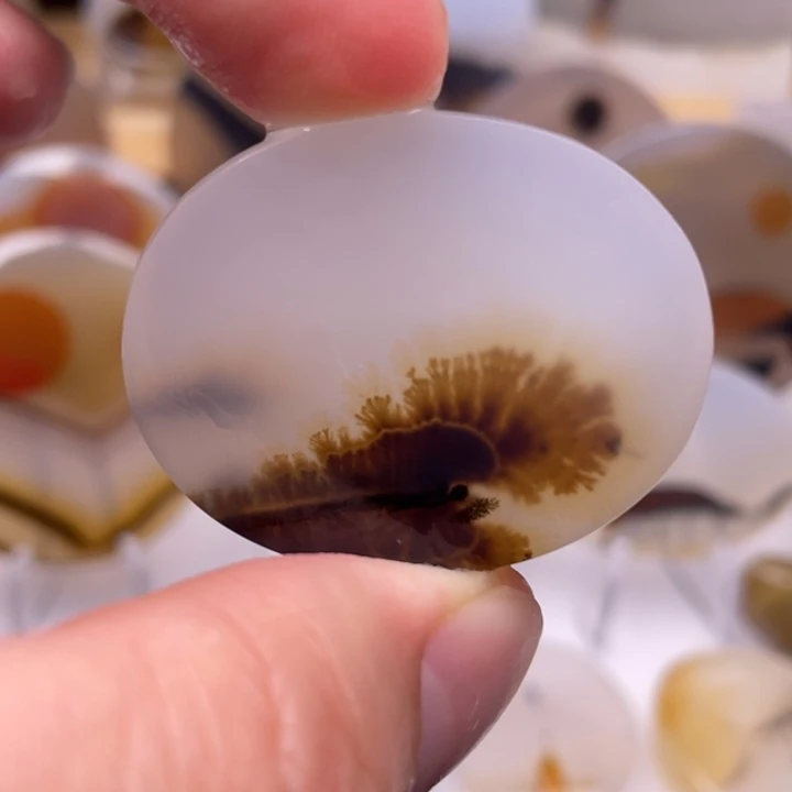 玛瑙/玉髓未镶嵌吊坠(不含链)