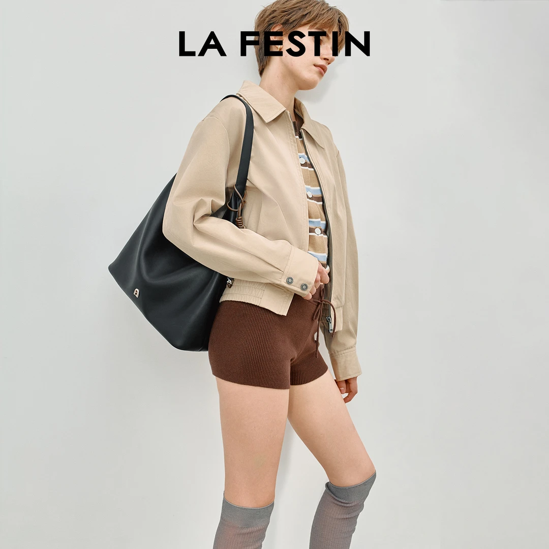 【拉菲斯汀】HOBO悠悠包女2025新款通勤腋下斜挎大容量托特包622661