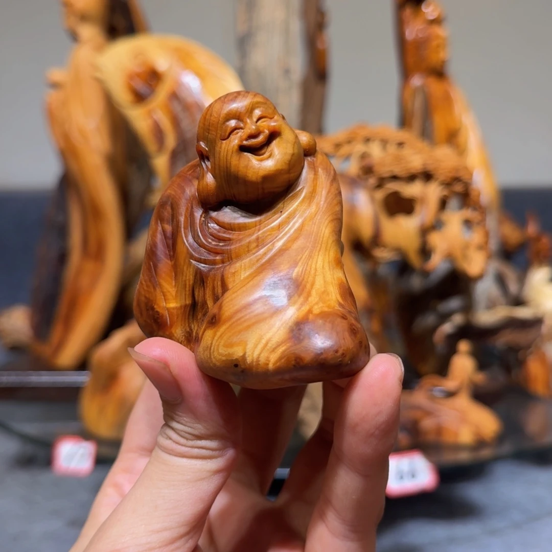 柏木崖柏手把件摆件