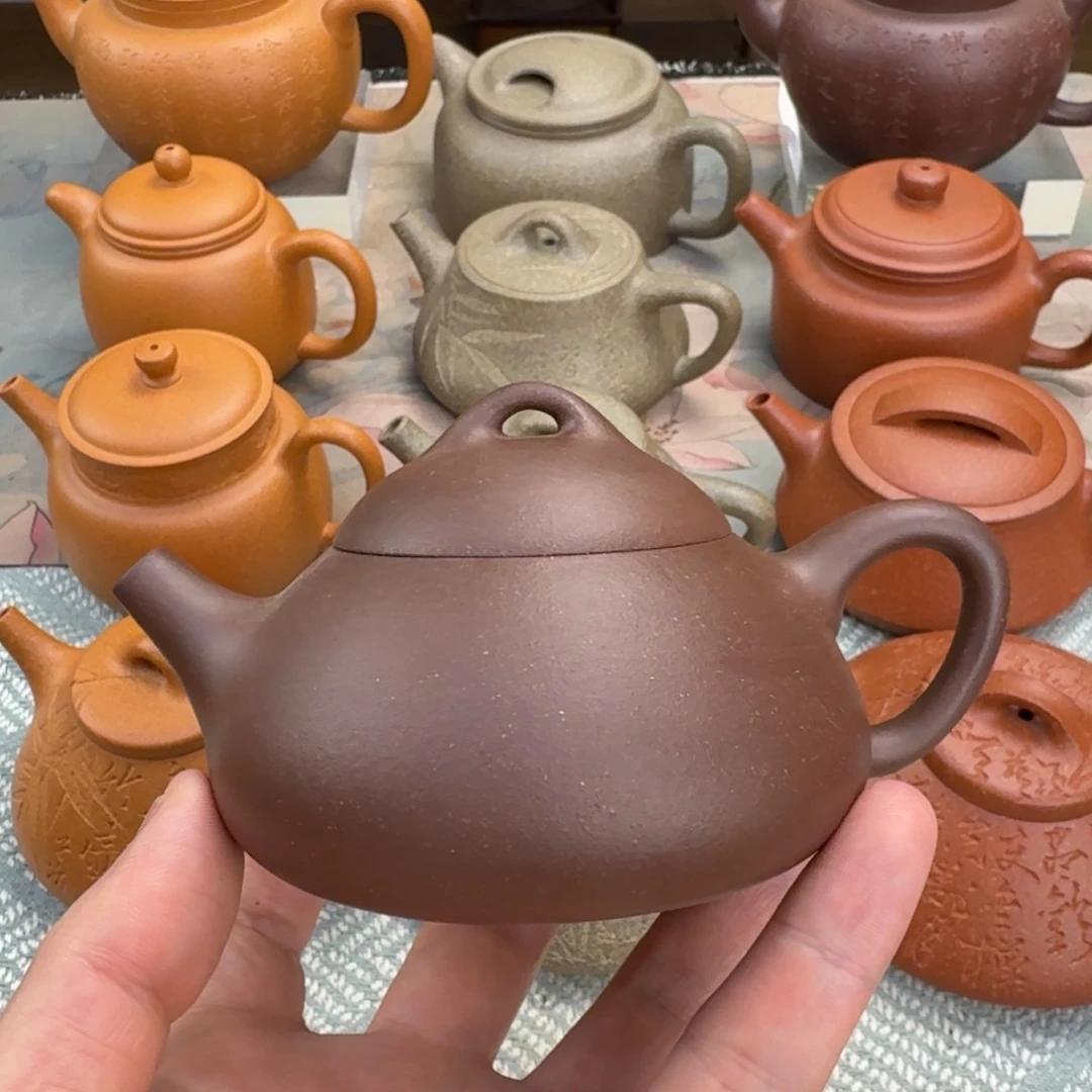 紫砂茶壶乳瓢 福利价 紫泥 200cc 半手工