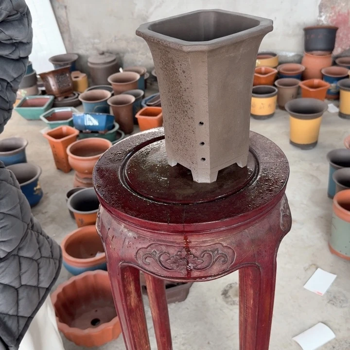 紫砂紫砂花盆口经