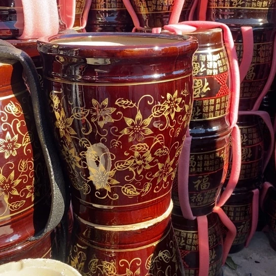 棕金花大号口32高36福利