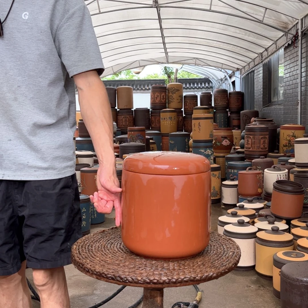 紫砂茶叶罐9 饼茶叶罐