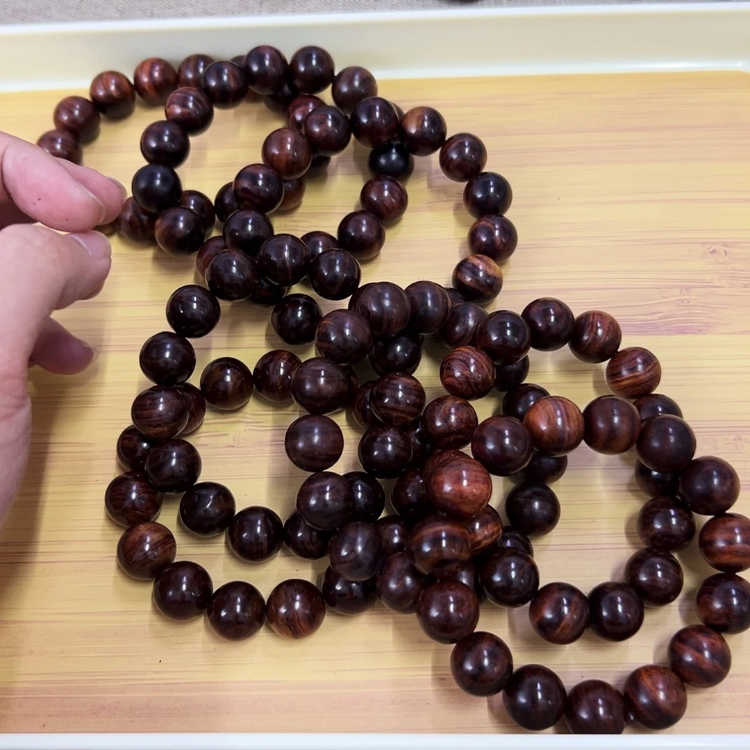 手串/手链黄花梨/降香黄檀15mm圆珠山料