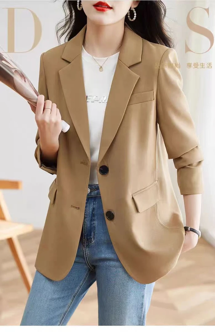 【01-30】 春秋气质百搭显瘦西服外套