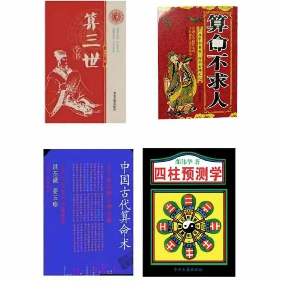 高清国学中国古代算命术入门四柱书籍命理预测古今世俗384页