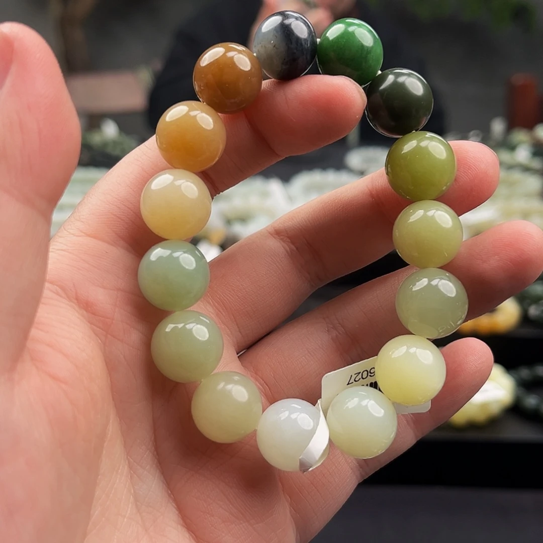 和田玉手串未镶嵌