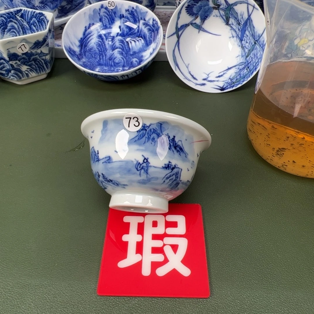 景德镇纯手工纯手绘茶具木木73