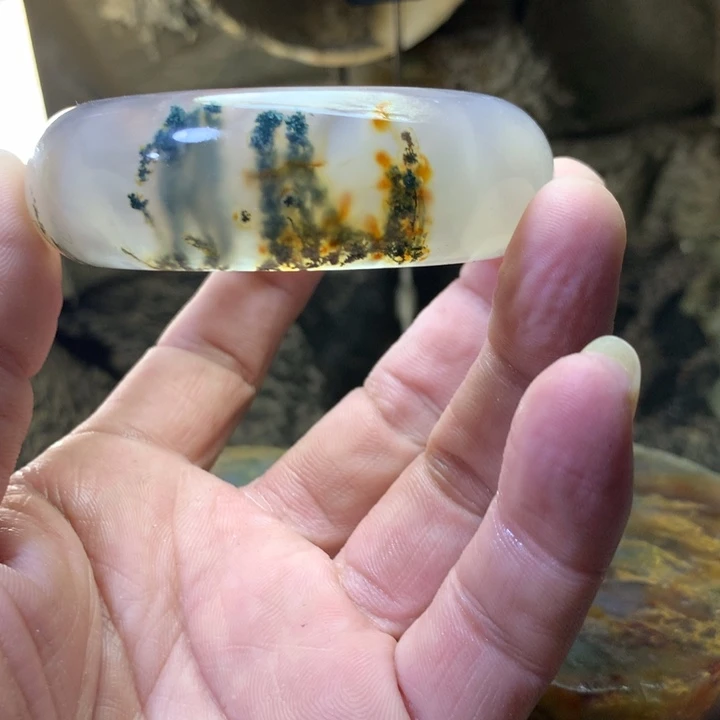 梅***子定制玛瑙天然玛瑙手镯