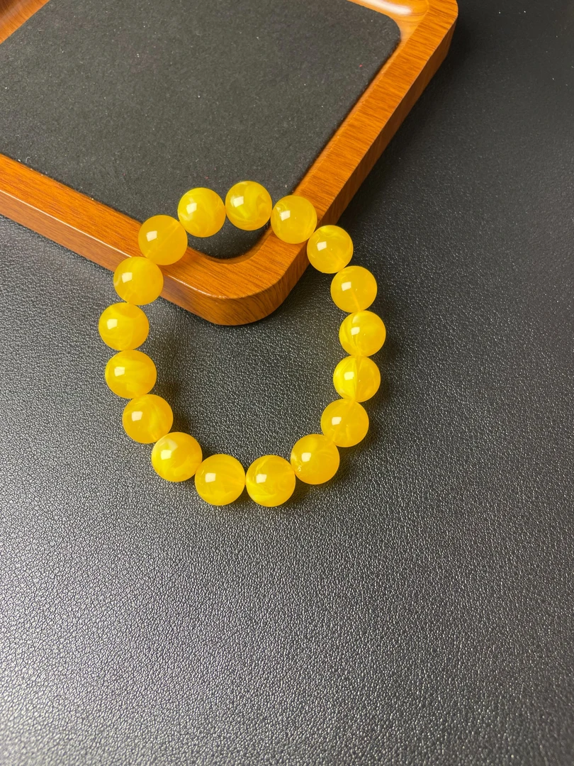 满蜜鸡油黄11m手串-135多样性发一个