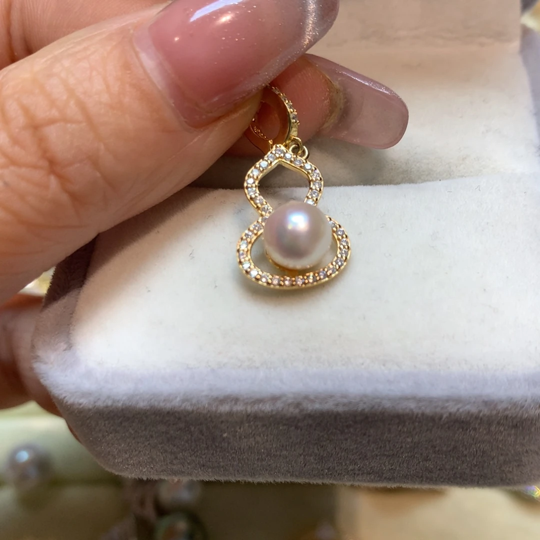 海水珍珠颈饰银S925镶嵌