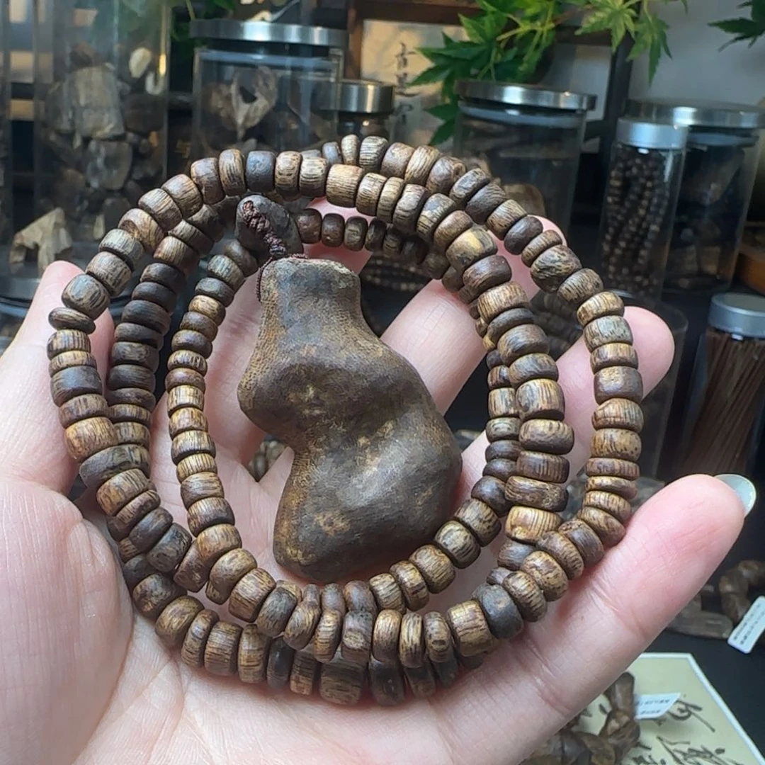 沉香沉香碎屑奇楠淳化老料随型包头多圈30