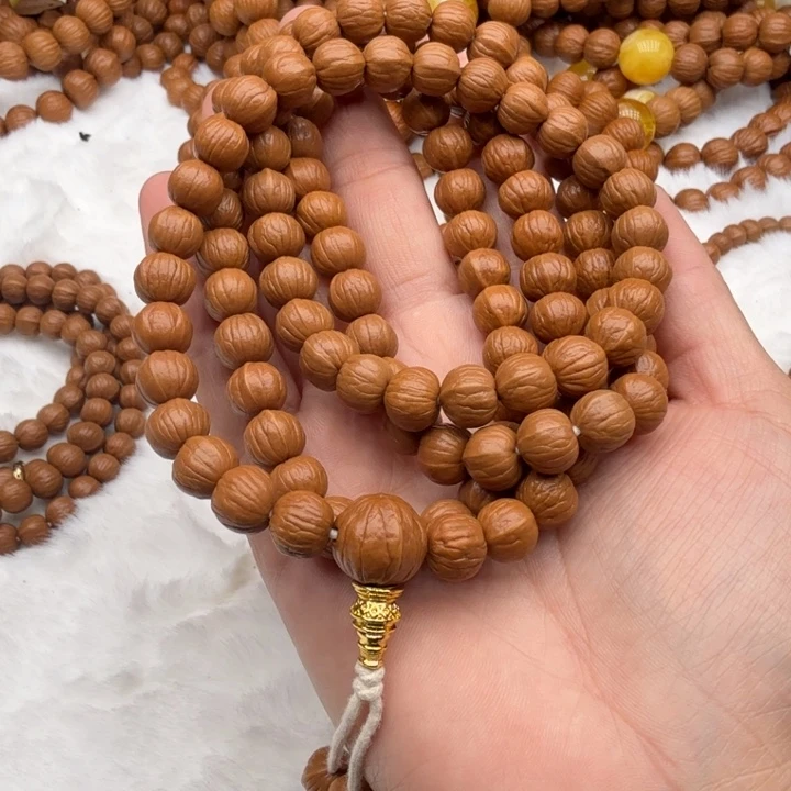 手串猴头核桃9南瓜脖挂原皮原色原生态