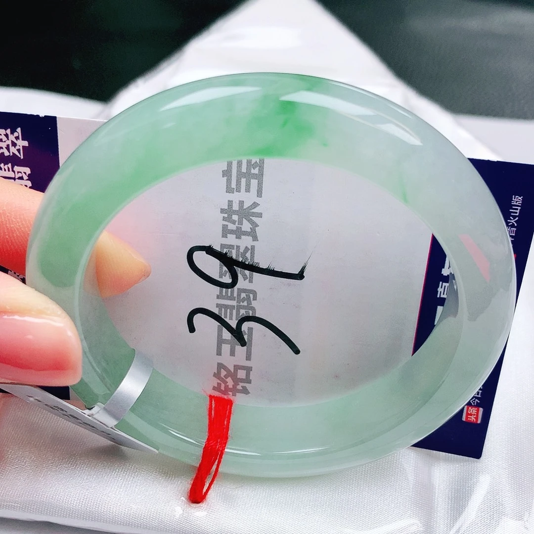 翡翠未镶嵌手镯缅甸天然a货翡翠手镯