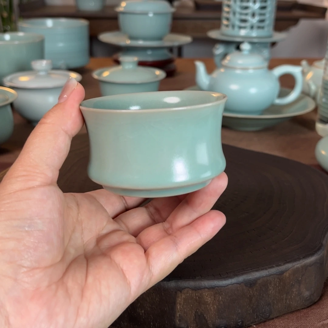 束腰原矿汝官窑作品