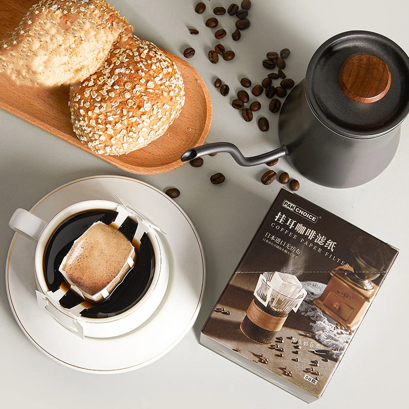 八千行咖啡滤纸挂耳滤纸手冲咖啡过滤纸精致挂耳包滤网一次性