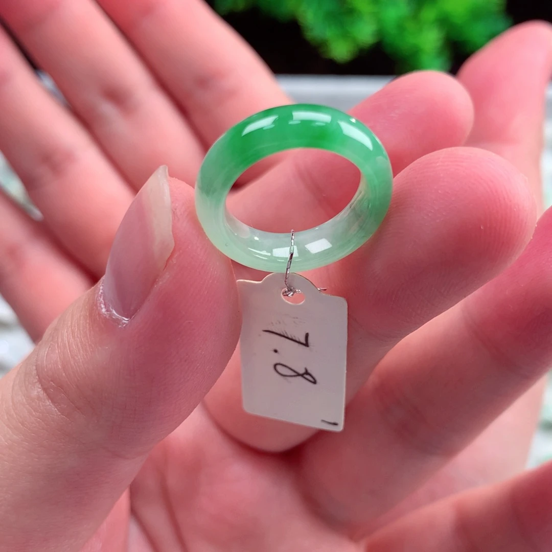 未镶嵌戒指翡翠天然