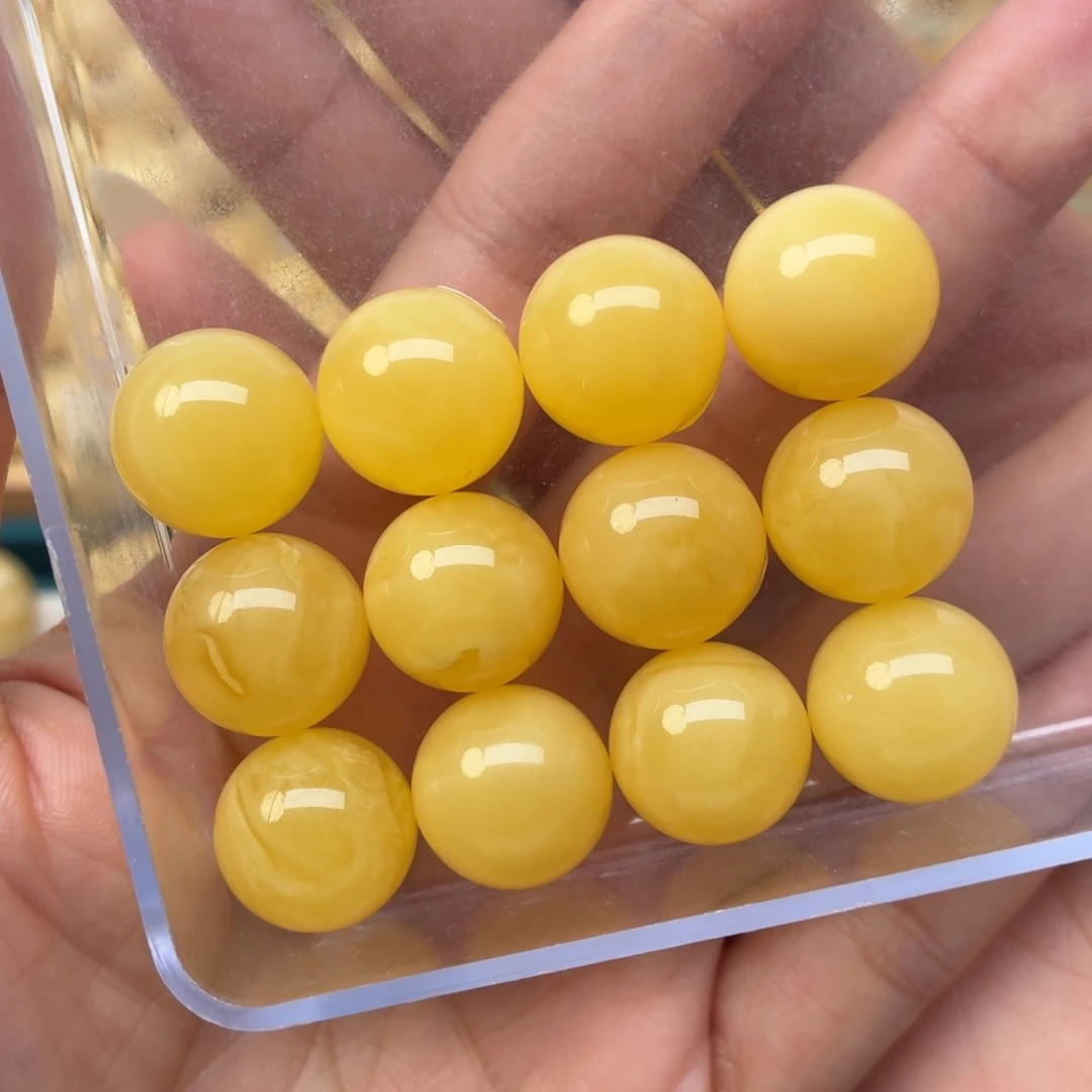 蜜蜡未镶嵌裸石15+蜜蜡手串