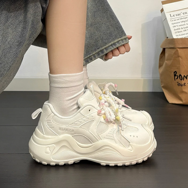 回力板鞋休闲女鞋百搭ins小白鞋透气老爹鞋秋季新款韩版厚底鞋潮