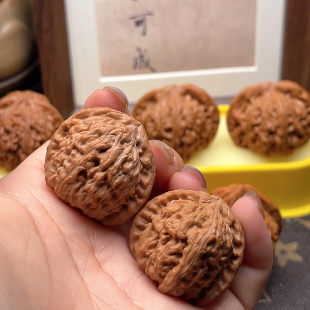 吊坠文玩核桃34白狮子