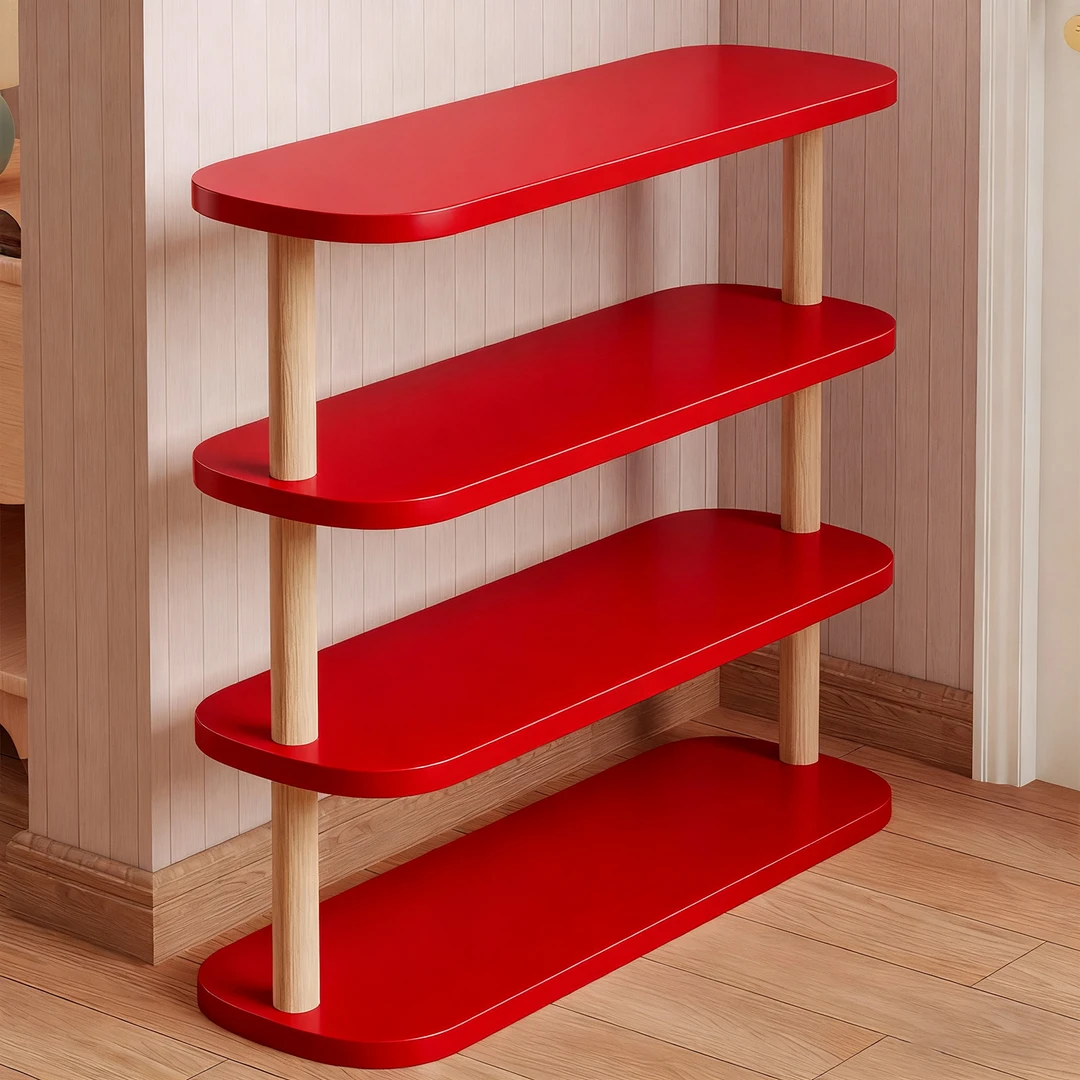 家用门口多层鞋架家用门口高跟鞋收纳架入户门多层平底鞋放置架子