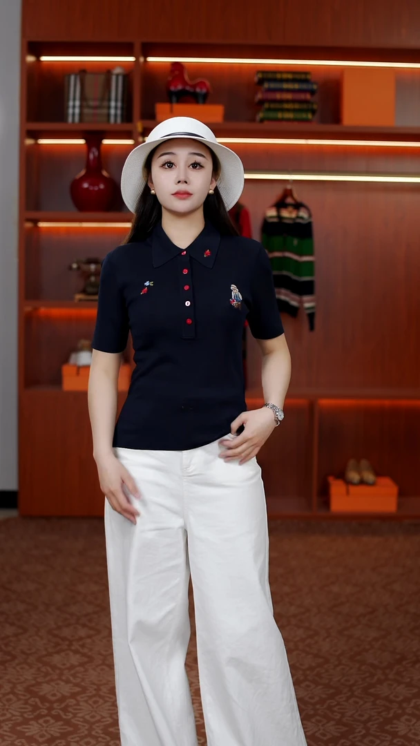 2025新款显气质女士针织衫吸汗透气显瘦816125