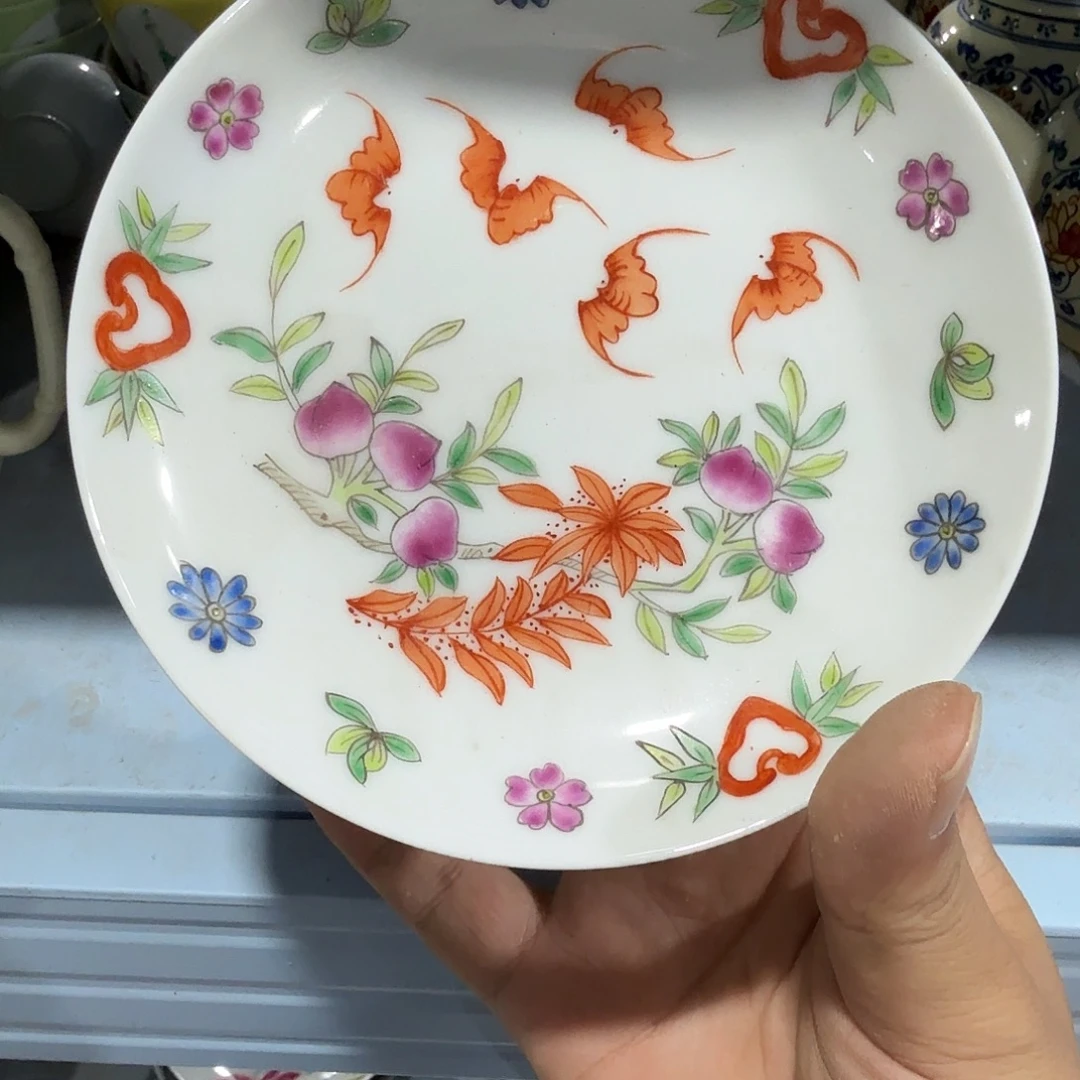 瓷片摆件手绘瓷器全部处理