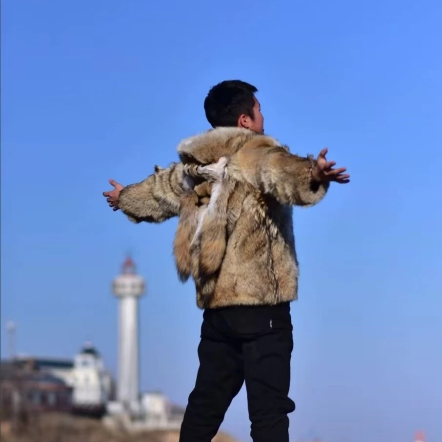 设计师款北美进口嗷嗷叫带头三尾可拆可卸时尚配饰装