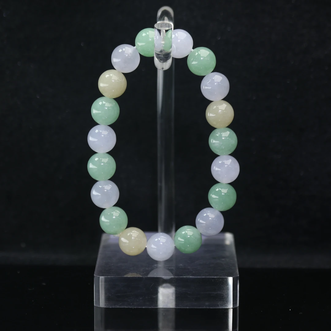 19天然缅甸翡翠A货多宝手串/500304/上海嘉禾拍卖