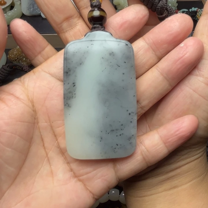 和田玉未镶嵌吊坠(不含链)