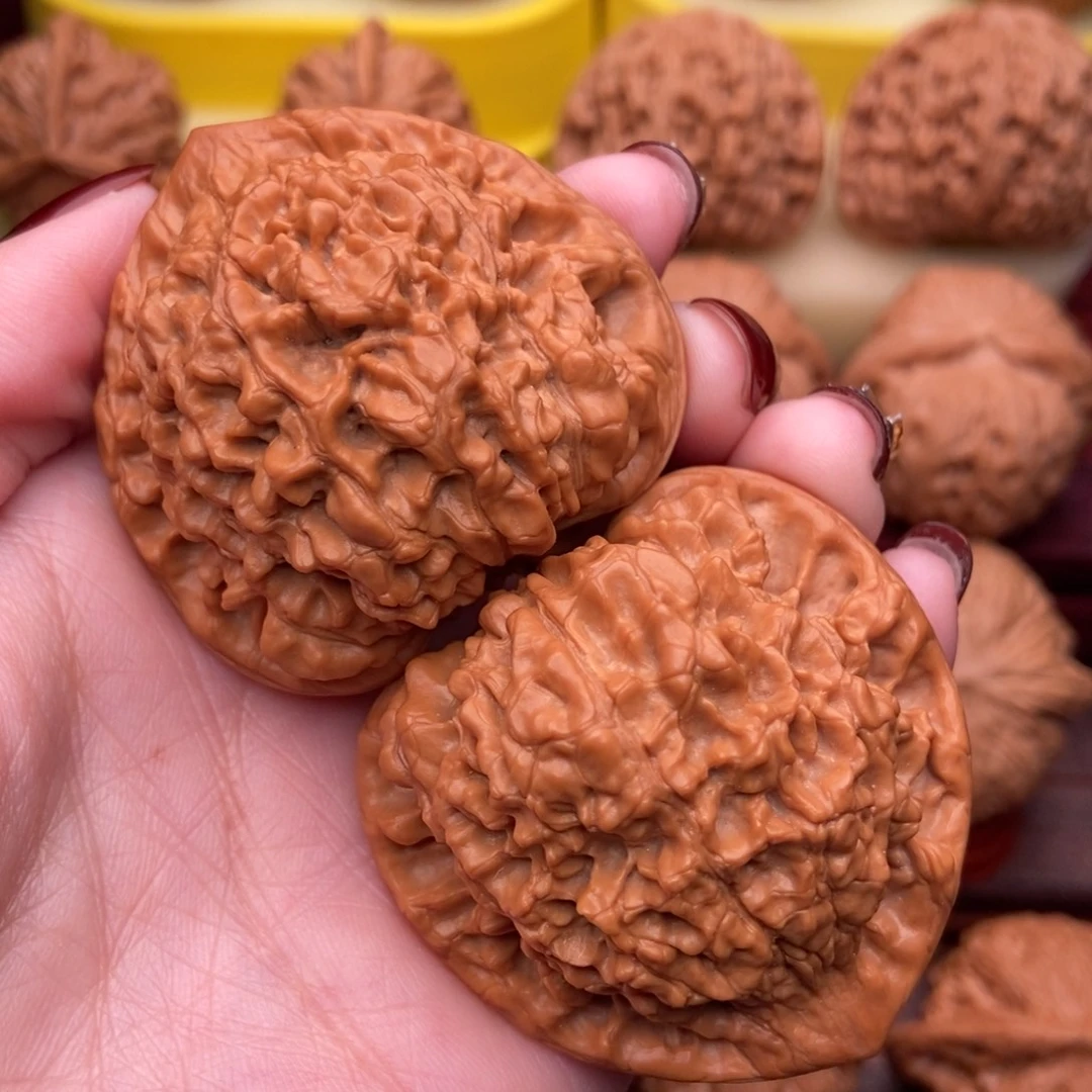 把件文玩核桃精品大官帽48