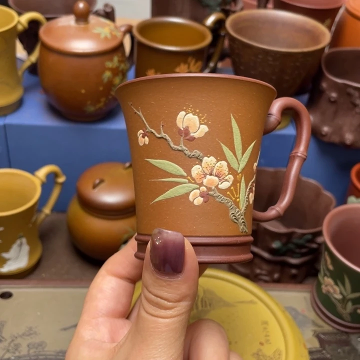 紫砂茶杯紫砂主人杯