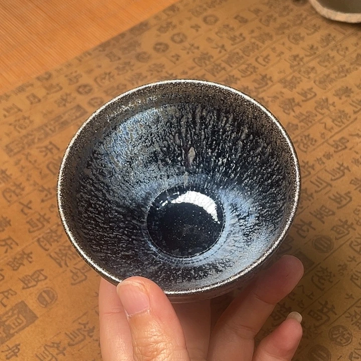 漫***梅茶盏建盏龙窑柴烧建盏