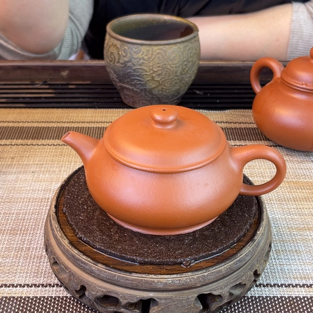 紫砂茶壶小煤窑朱泥150cc