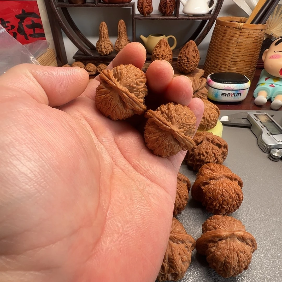 吊坠文玩核桃精品白狮子35尺88