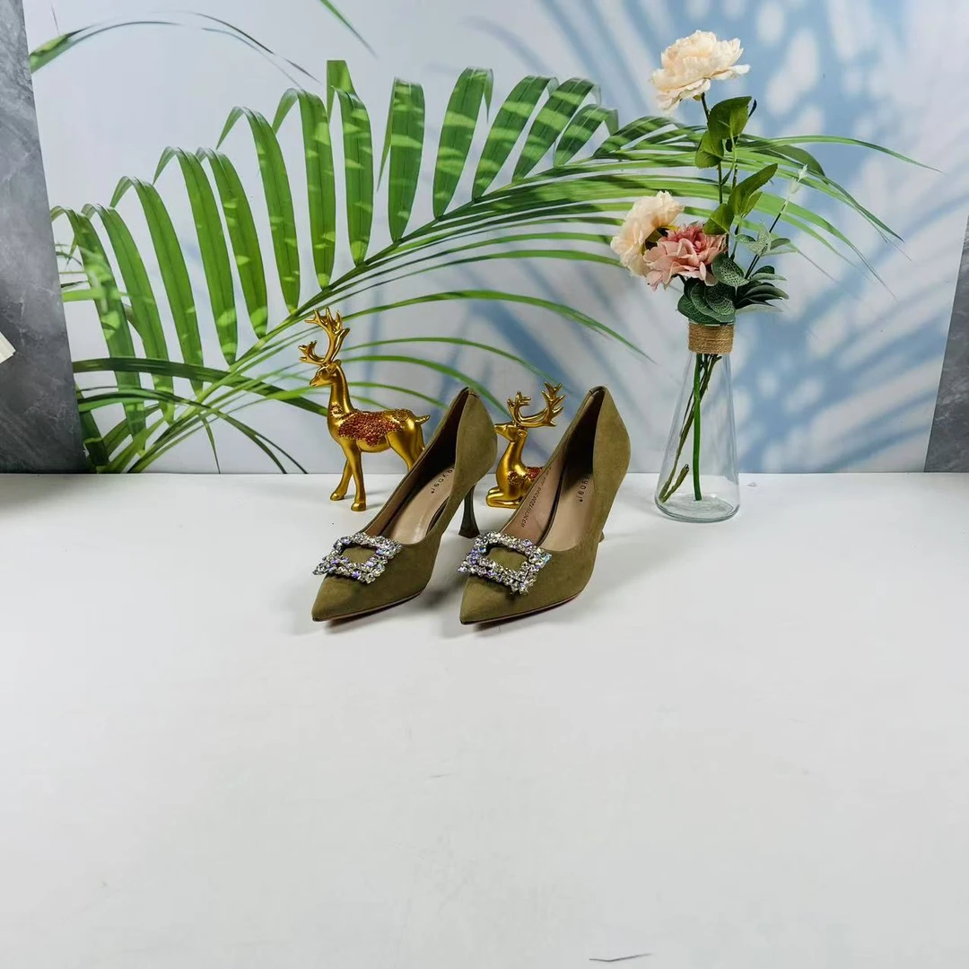 小强家女鞋 芽儿家新款百搭女高跟（Y319-18-3）（W33CYH1238306）