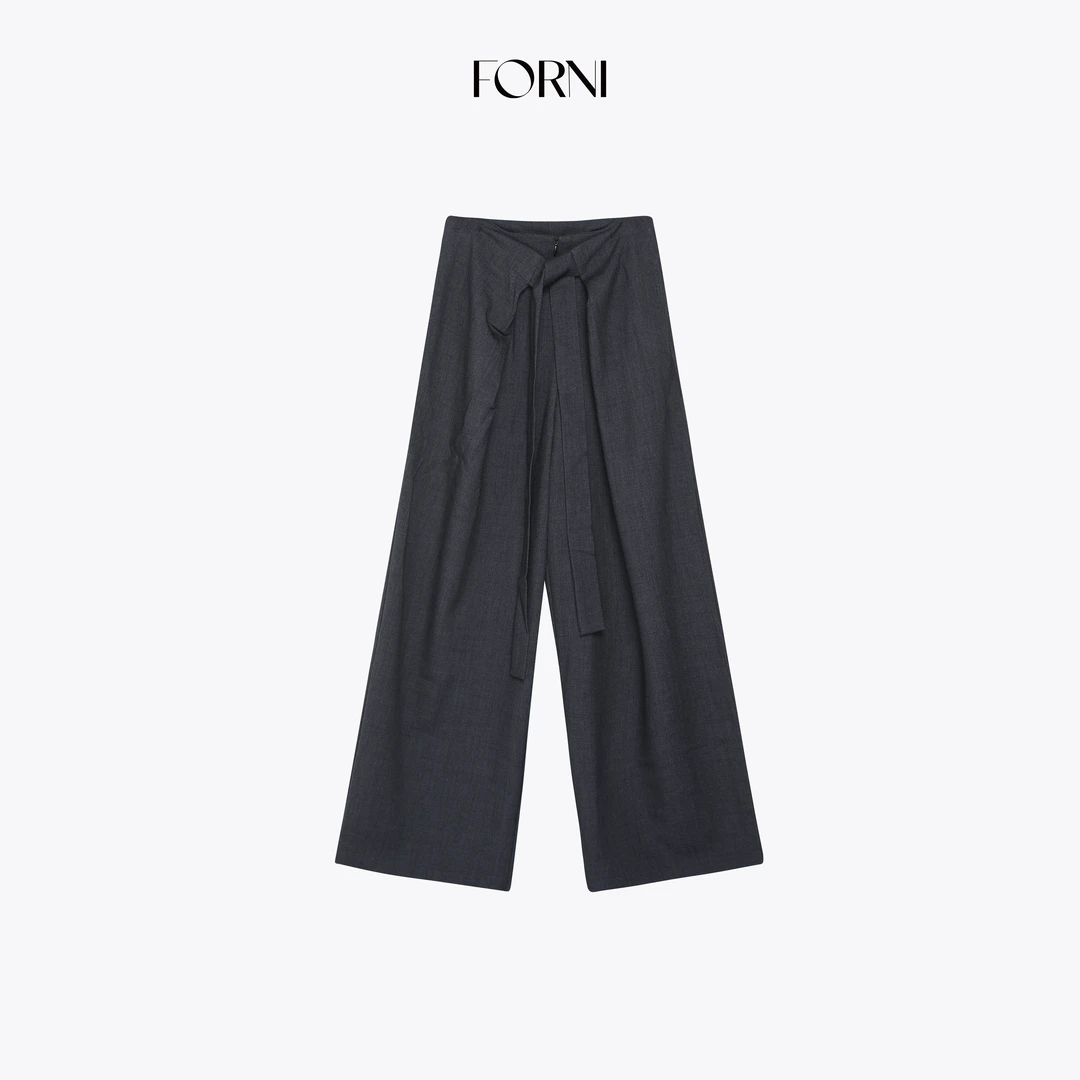 FORNI 系带西装长裤