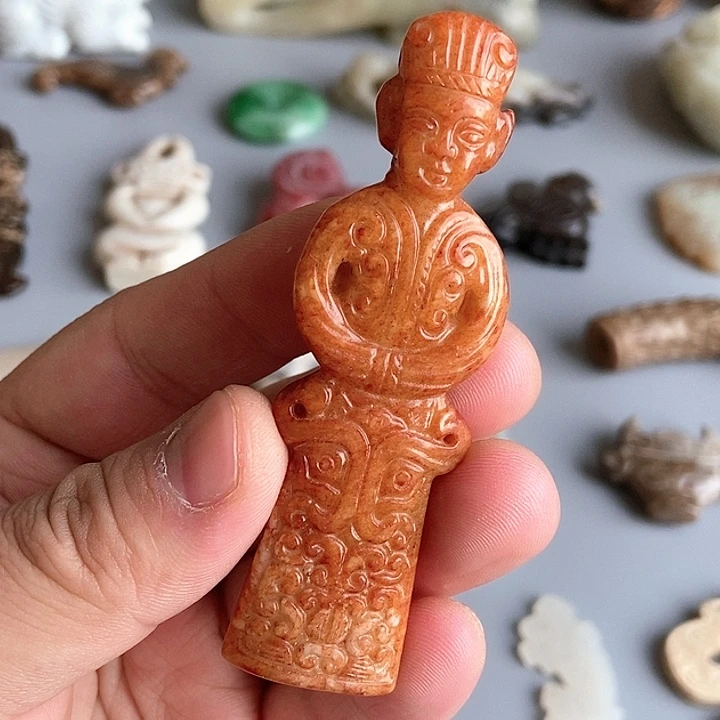 和田玉未镶嵌颈饰2