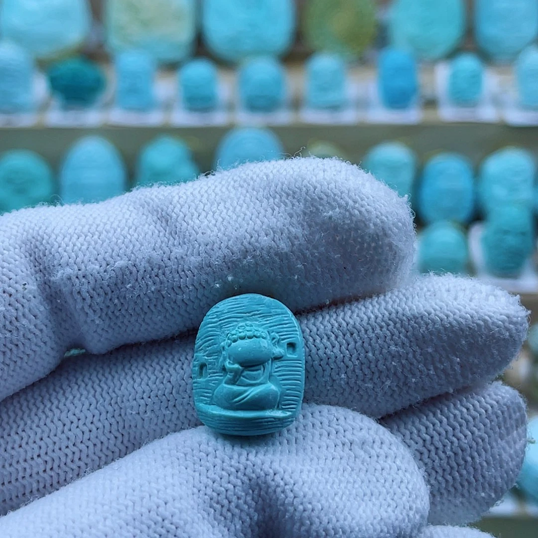 未镶嵌绿松石珠宝奇石