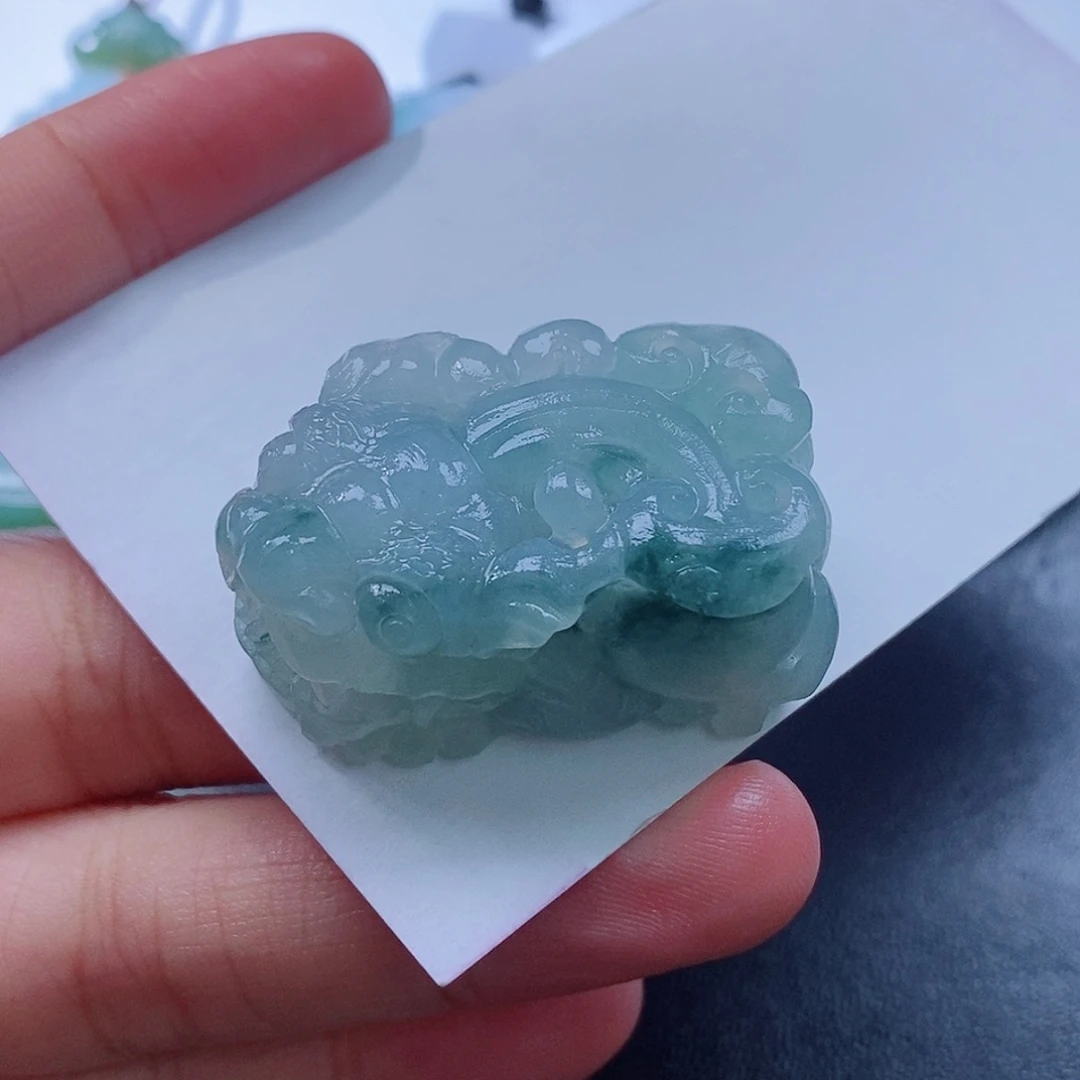 定制翡翠未镶嵌半***凉翡翠