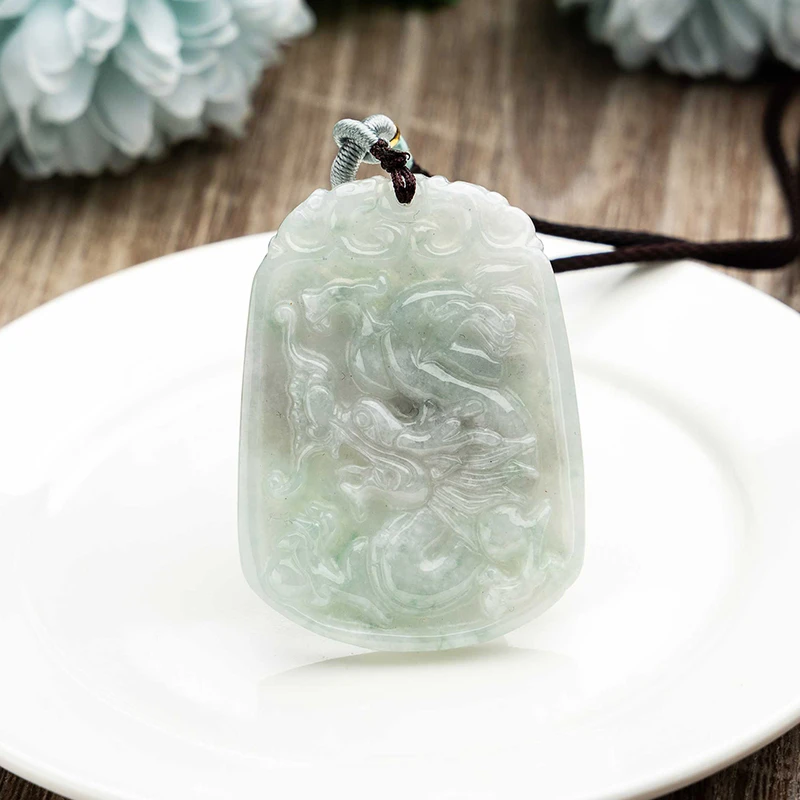 【小蕊寻翠】龙凤牌翡翠吊坠定制不退换多样性发一XR-7878|CGJ14