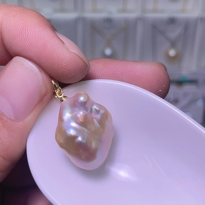 颈饰合金淡水珍珠32