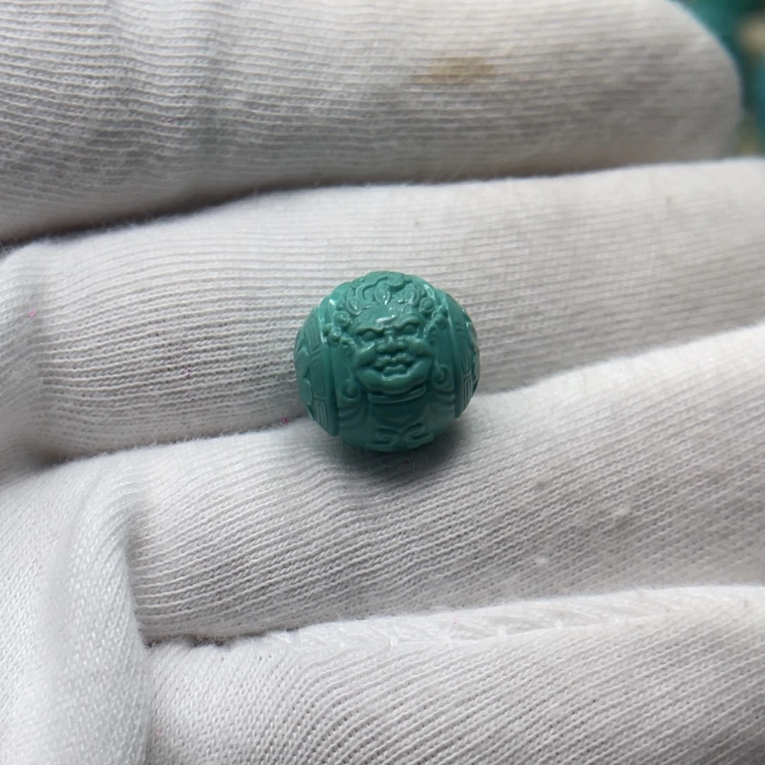 绿松石未镶嵌颈饰卡12.5