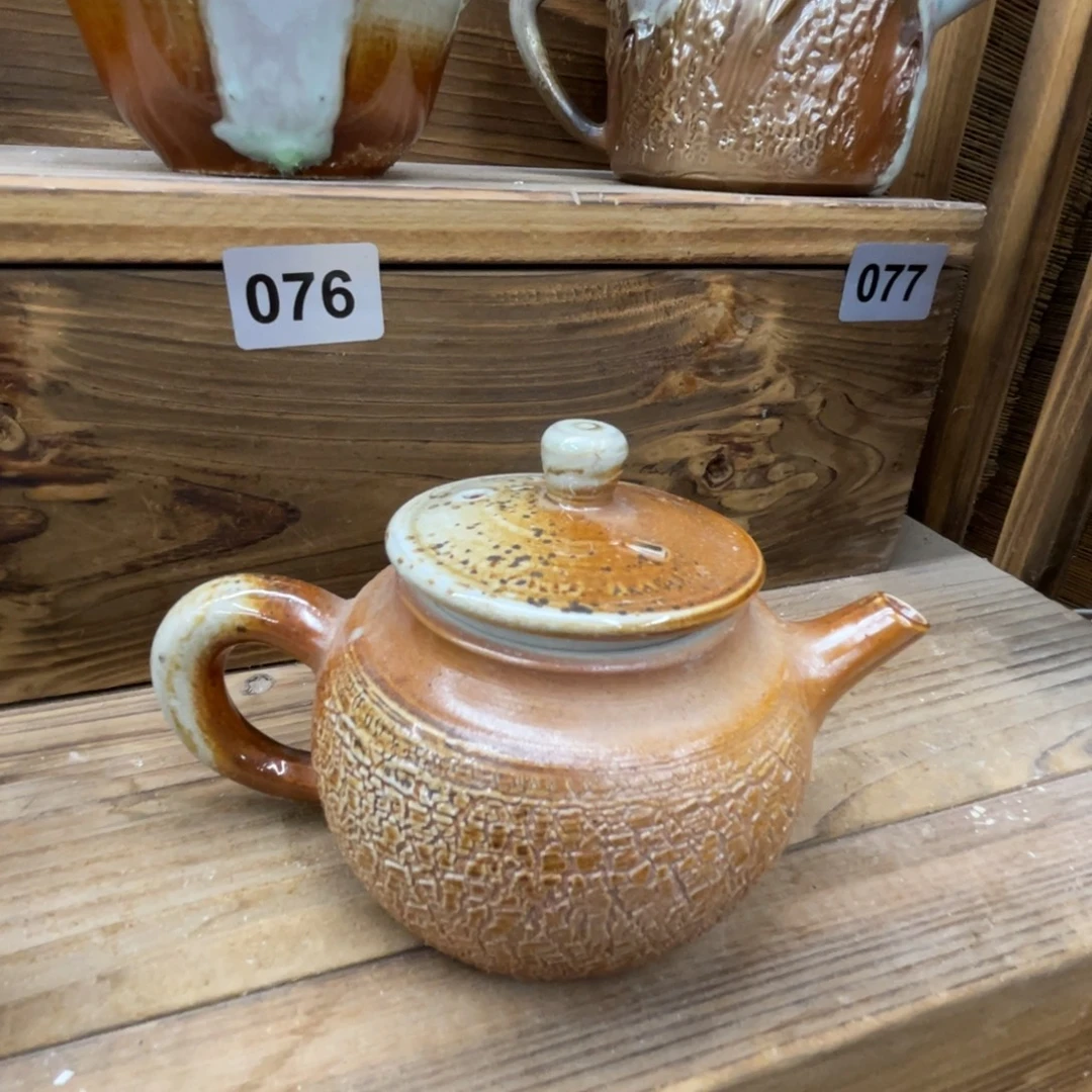 柴烧茶壶柴烧茶壶瑕