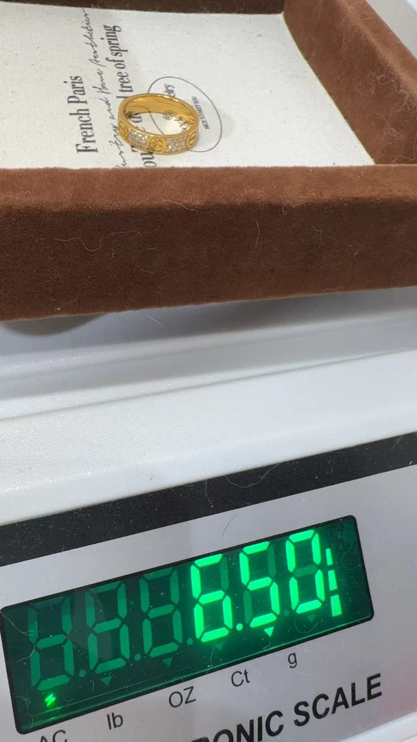 足金精品工艺戒指