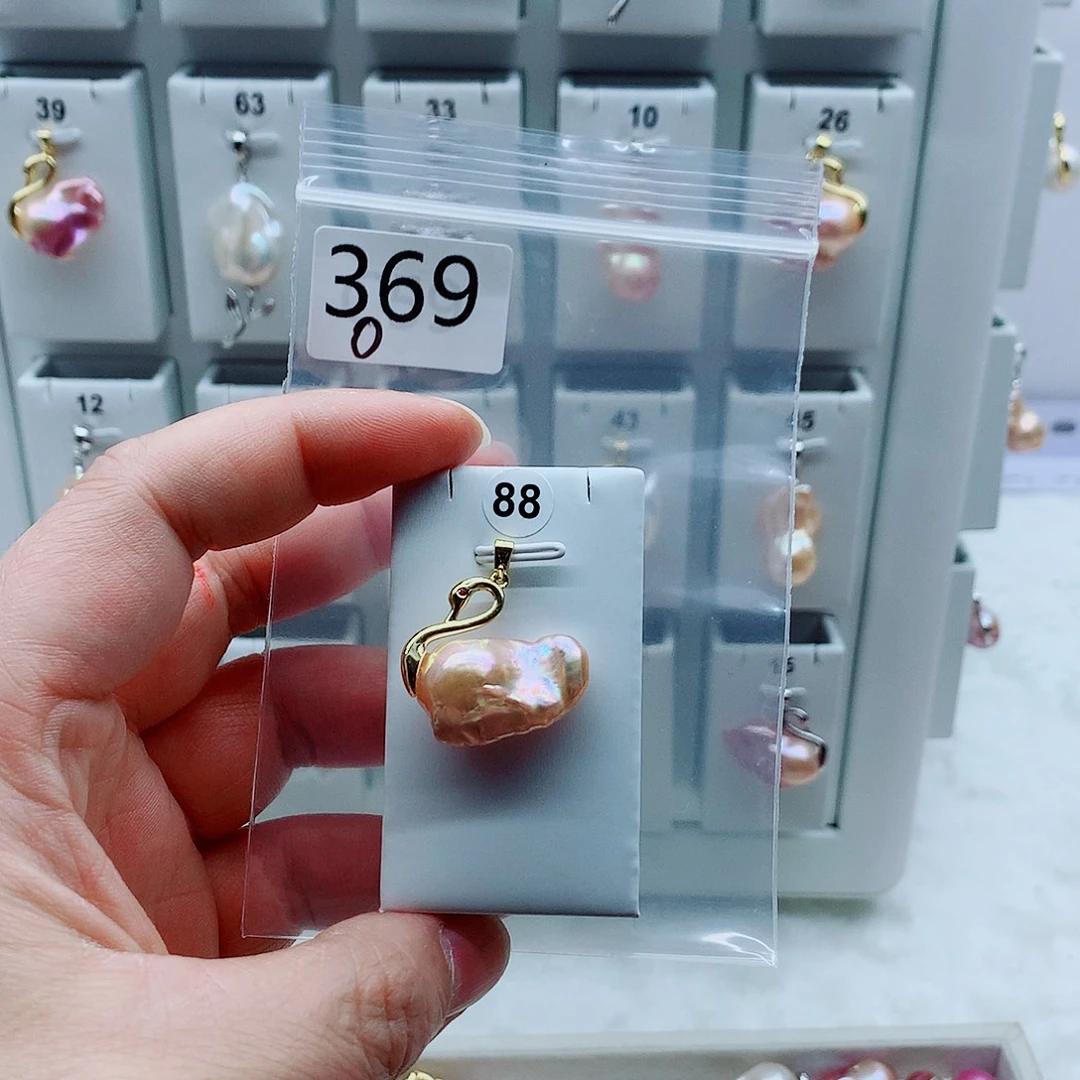 吊坠(不含链)合金淡水珍珠