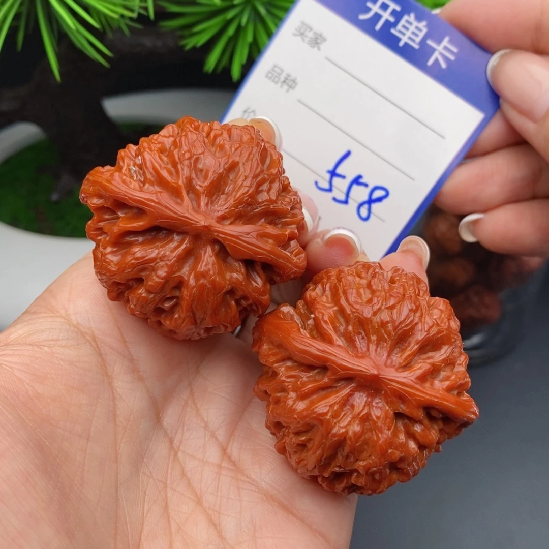 文玩核桃把件43苹果558