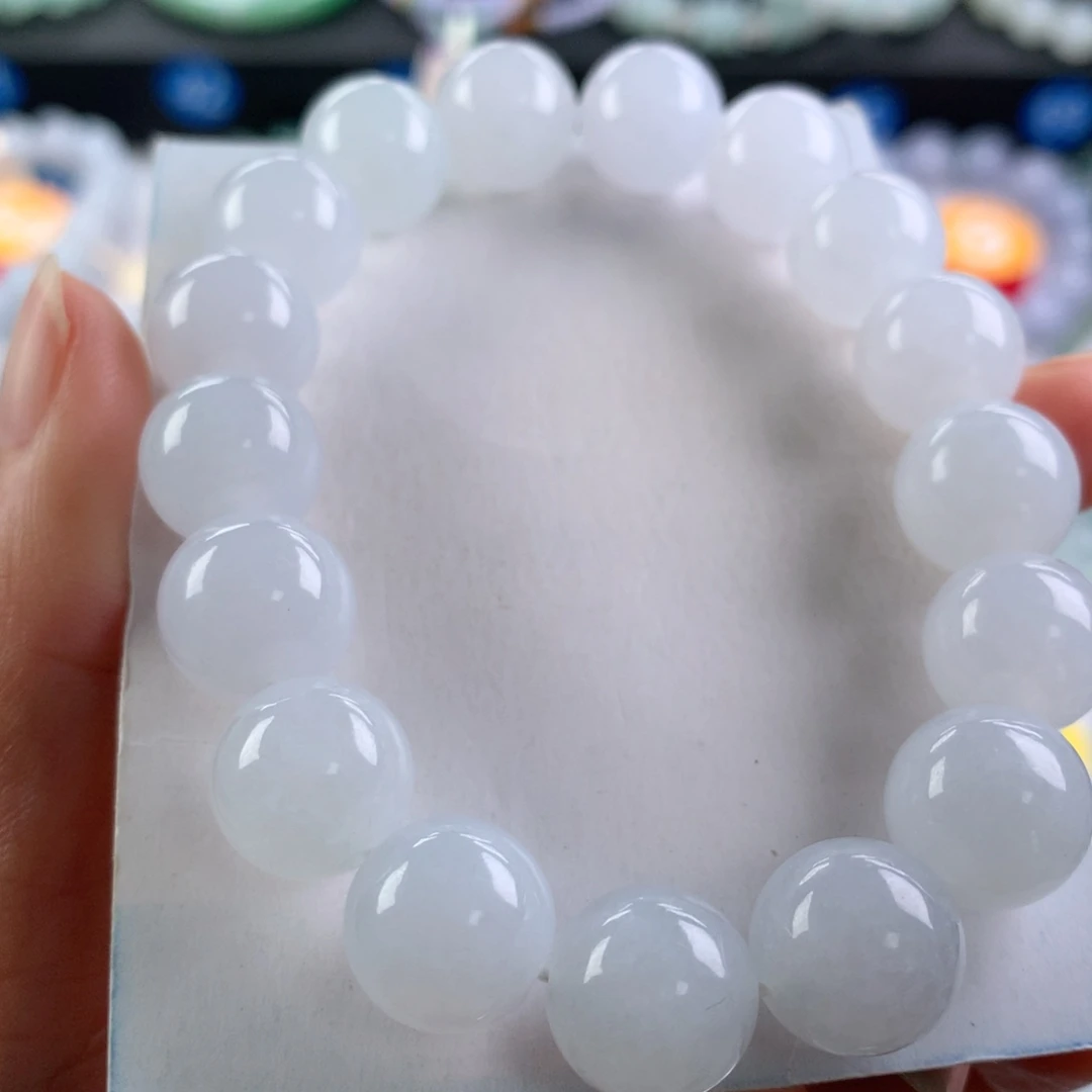 翡翠未镶嵌手链卡12.3