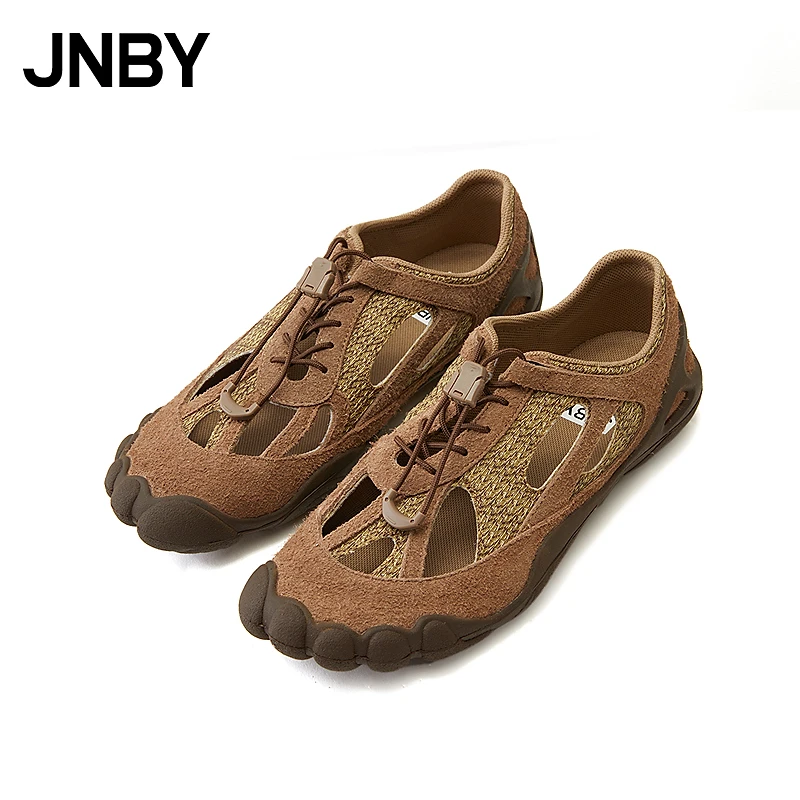 【商场同款】JNBY/江南布衣25夏新品便鞋圆头一脚蹬女7P4M15350